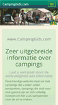 Mobile Screenshot of campinggids.com